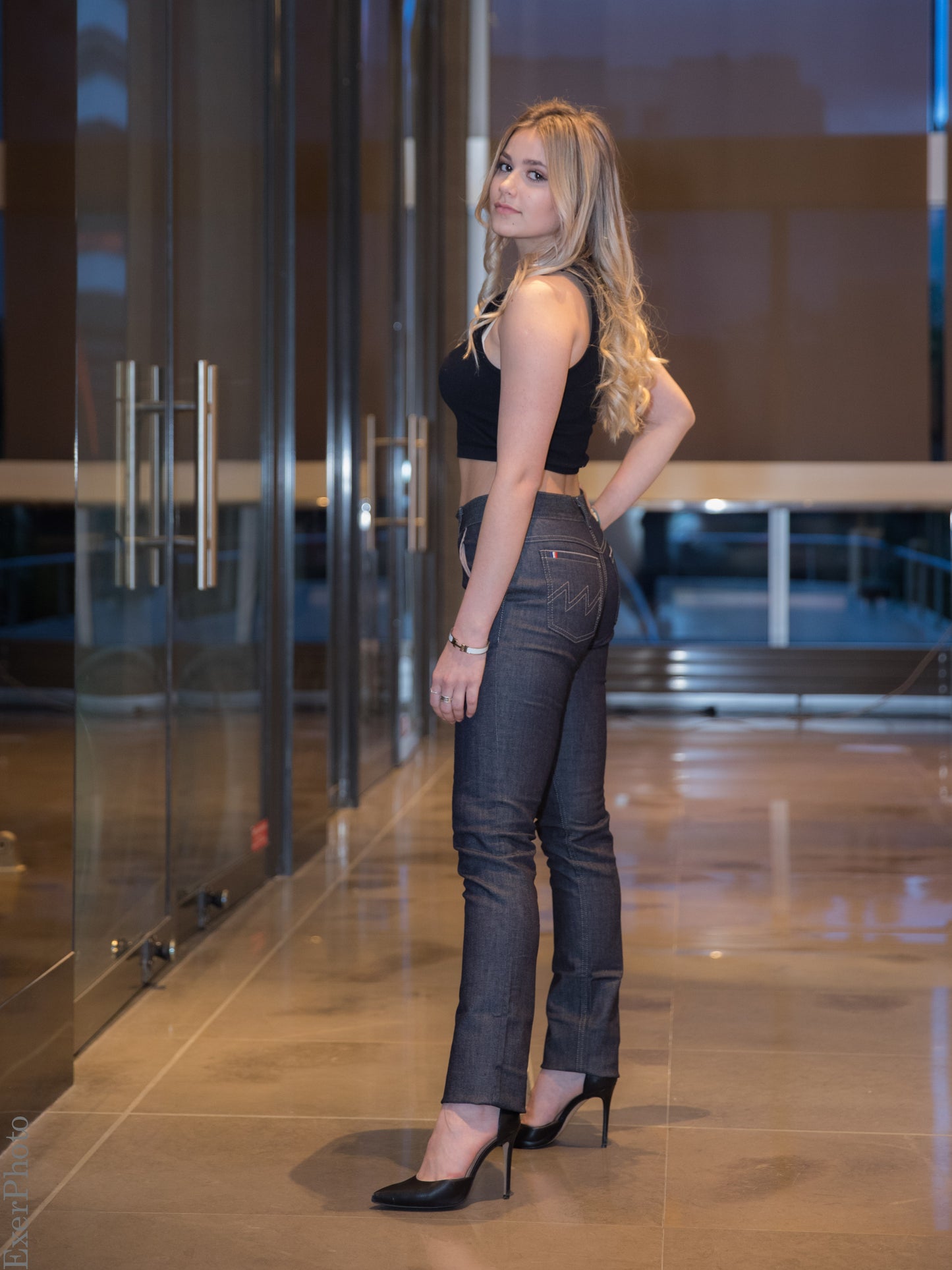 Jean slim femme ancienne collection